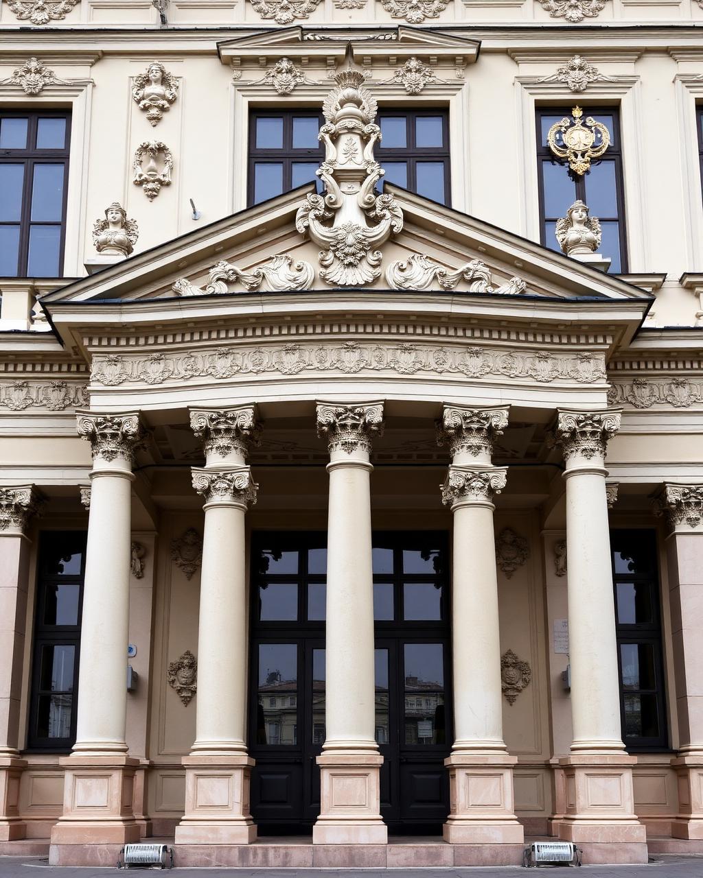 Neoklasicistní portikus